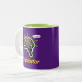 Tasse 2 Couleurs Brainiactor Purple BG (Devant gauche)