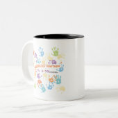 Tasse 2 Couleurs Branchement ensemble (Devant gauche)