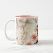Tasse 2 Couleurs Branches de fleurs d'Apple (Gauche)