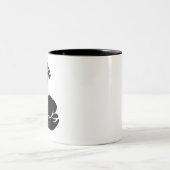 Tasse 2 Couleurs BRAS FORT MONTRANT Biceps Muscle (Centre)