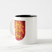 Tasse 2 Couleurs Bras royaux de l'Angleterre (Devant gauche)