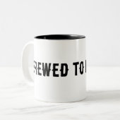 Tasse 2 Couleurs Brassé pour être sauvage (Devant gauche)