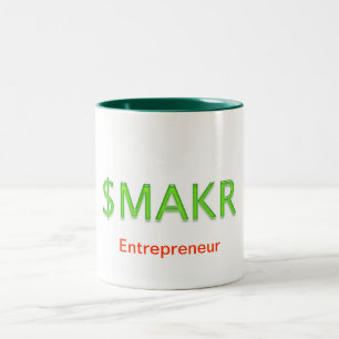 Tasse 2 Couleurs Brasseur d'affaires personnalisable