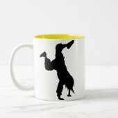 Tasse 2 Couleurs Breakdancer ; jaune (Gauche)
