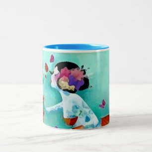 Tasse 2 Couleurs Breathe 325 ml Effiloche de deux tons