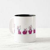 Tasse 2 Couleurs Brebis d'amour de KRW I (Devant gauche)
