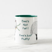 Tasse 2 Couleurs Brebis non grosse, brebis pelucheuse ! (Centre)