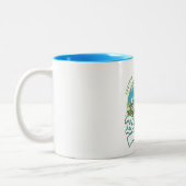 Tasse 2 Couleurs Bregenz autriche pour skier logo (Gauche)