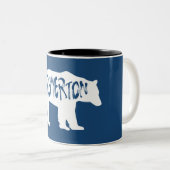 Tasse 2 Couleurs Bremerton Washington Bear (Devant droit)