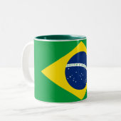 Tasse 2 Couleurs Brésil (Devant gauche)