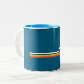 Tasse 2 Couleurs Brevard Caroline du Nord (Devant gauche)