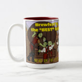 Tasse 2 Couleurs Brewfest Est La Meilleure Fête : (Gauche)