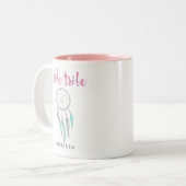Tasse 2 Couleurs Bride Tribe aquarelle Dreamcatcher Bridesmaid (Devant gauche)