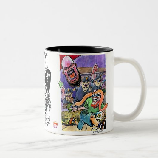 Tasse 2 Couleurs Brigade des lapins (Droit)