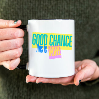 Tasse 2 Couleurs Bright Chance Retro C'Est Du Vin