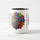 Tasse 2 Couleurs "Bright Floral Burst" (Devant gauche)