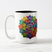 Tasse 2 Couleurs "Bright Floral Burst" (Gauche)