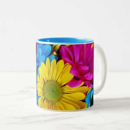 Tasse 2 Couleurs Bright Flowers (Devant droit)