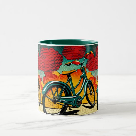 Tasse 2 Couleurs Brillance vélo (Centre)