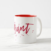 Tasse 2 Couleurs Brillant roux (Devant droit)