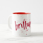 Tasse 2 Couleurs Brillant roux (Devant gauche)