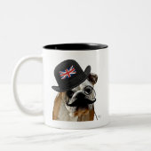 Tasse 2 Couleurs British Bulldog et Bowler Casquette (Gauche)