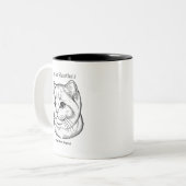Tasse 2 Couleurs British Shorthair (Devant gauche)