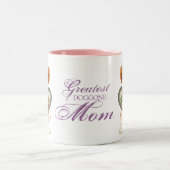 Tasse 2 Couleurs Brittany Heart Maman (Centre)