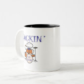 Tasse 2 Couleurs bro de lil de rockin (Devant gauche)