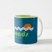 Tasse 2 Couleurs Broads National Park Retro (Devant droit)