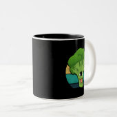 Tasse 2 Couleurs Brocoli Fromages Broccoli Spirit (Devant droit)