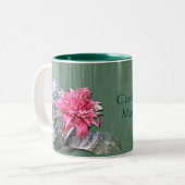 Tasse 2 Couleurs Broméliade rose (Devant gauche)