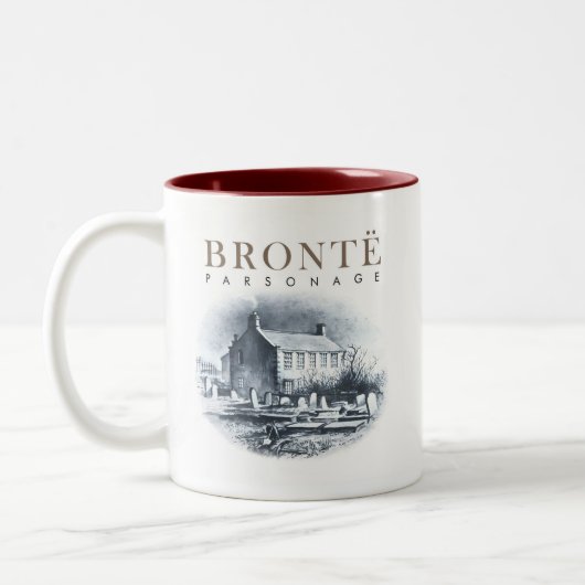 Tasse 2 Couleurs Bronte Parsonage Maison des Brontes (Gauche)