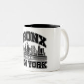 Tasse 2 Couleurs Bronx, New York (Devant droit)