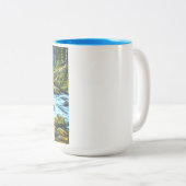 Tasse 2 Couleurs Brook à bulles magiques sauvages (Devant droit)