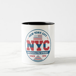 Tasse 2 Couleurs Brooklyn et New York