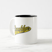Tasse 2 Couleurs Brooklyn Logo Gold Embossé (Devant gauche)