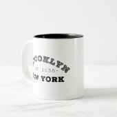 Tasse 2 Couleurs Brooklyn New York (Devant gauche)