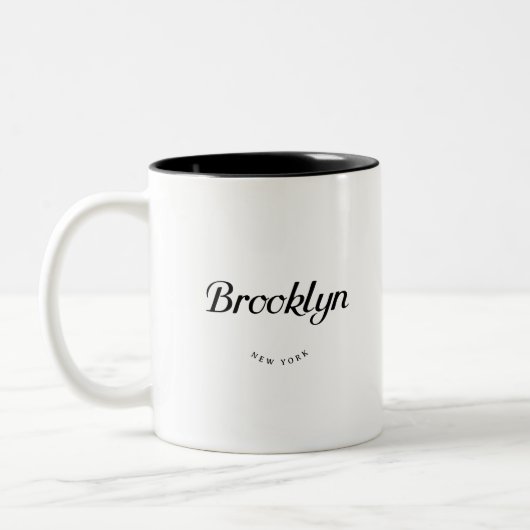 Tasse 2 Couleurs Brooklyn NY (Gauche)