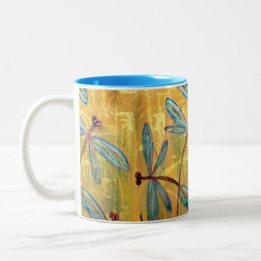 Tasse 2 Couleurs Brouillard de libellule (Gauche)