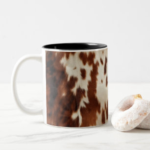 Tasse 2 Couleurs Brown noir blanc