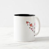 Tasse 2 Couleurs Brown ours cony lapin amour (Devant droit)