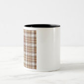 Tasse 2 Couleurs brown royal Stewart tartan (Centre)