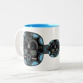 Tasse 2 Couleurs Bruit africain (Devant gauche)