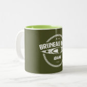 Tasse 2 Couleurs Bruneau River Idaho Kayak (Devant gauche)