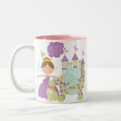 Tasse 2 Couleurs Brunette Princesse (Gauche)