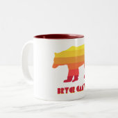 Tasse 2 Couleurs Bryce Canyon National Park Bear (Devant gauche)