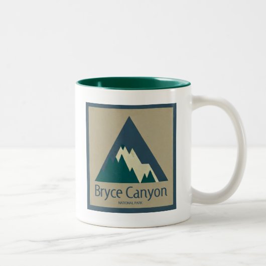 Tasse 2 Couleurs Bryce Canyon National Park Rustique (Droit)