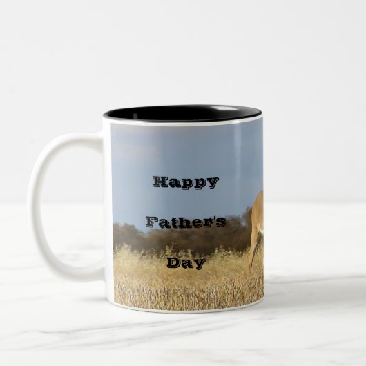 Tasse 2 Couleurs Buck Whitetail (Gauche)