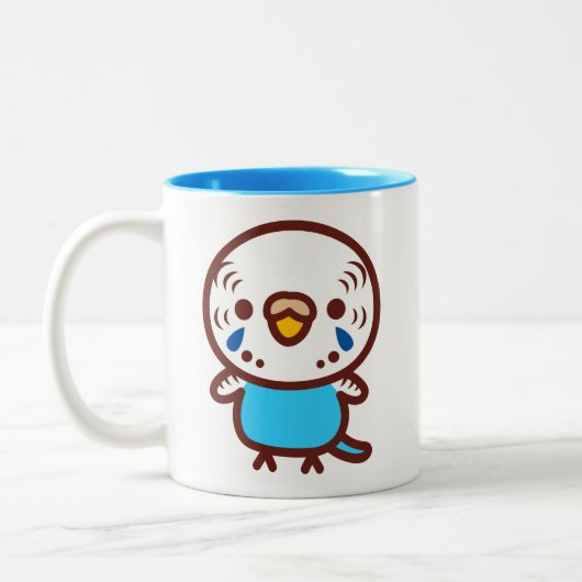 Tasse 2 Couleurs Budgerigar / Normal sky blue female (Gauche)